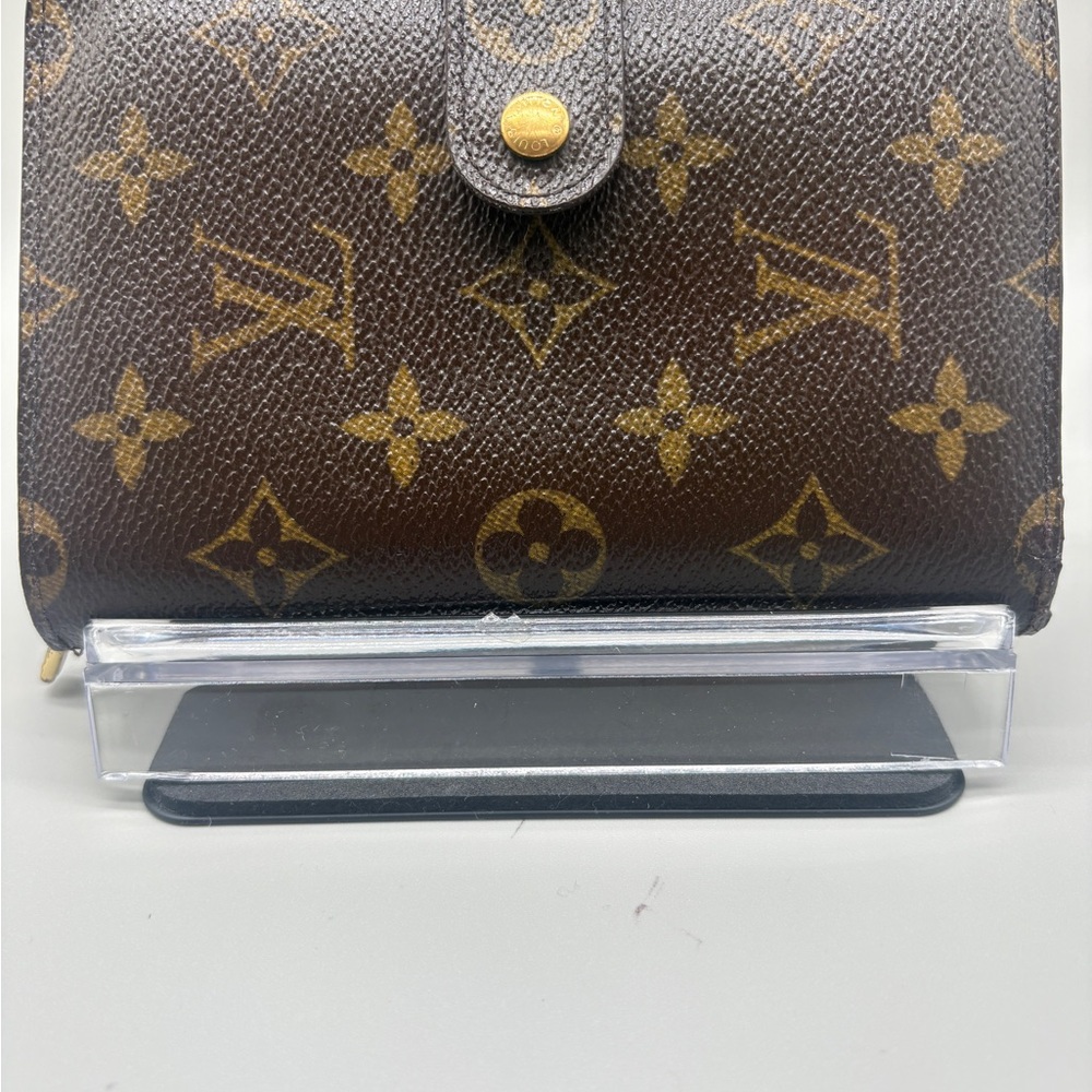 Louis Vuitton Monogram Agenda Wallet Organizer Coin Zip Card Holder France